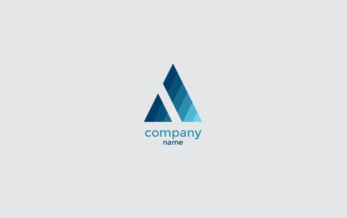 Blue Triangle Brand Logo - 28+ Creative Triangle Logo Designs, Ideas | Design Trends - Premium ...