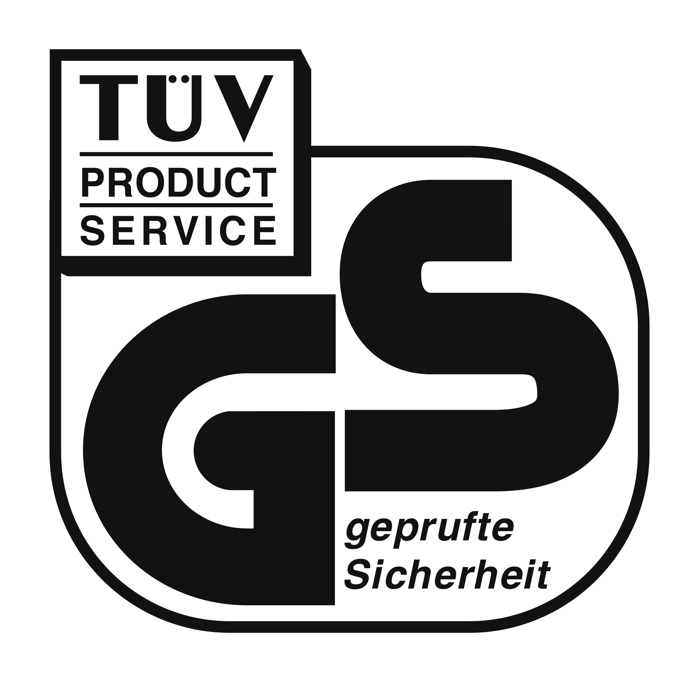 White G S Logo - TUV GS Logo PNG Transparent & SVG Vector - Freebie Supply