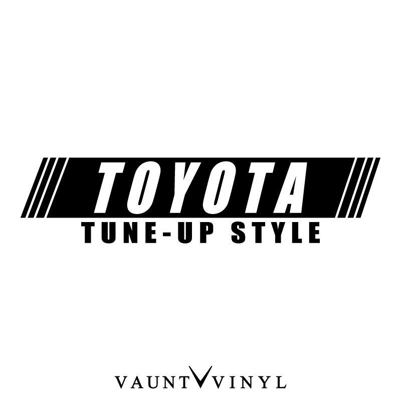 White G S Logo - VAUNT VINYL sticker store: Toyota TUNE-UP STYLE sticker Toyota ...