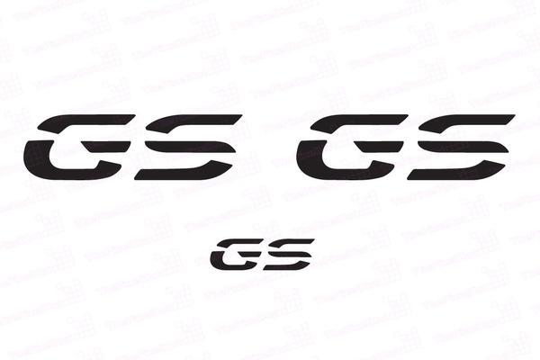 White G S Logo - Motorcycle Safety Reflective GS Logo Graphics Kit for Arai XD4 ...