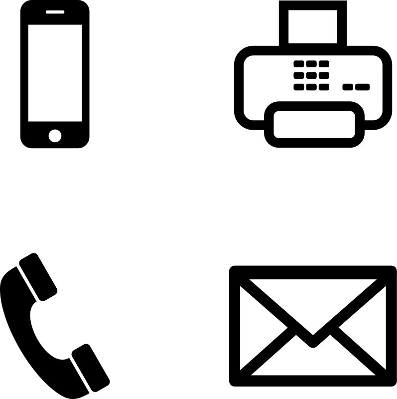 Small Telephone Logo - Clipart - Icons pack for emails signature