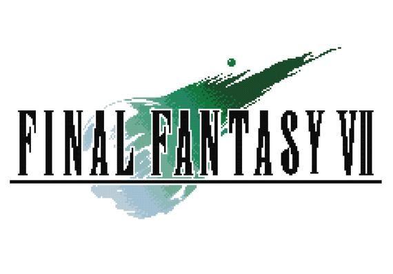 VII Logo - Final Fantasy VII Logo Cross Stitch Pattern