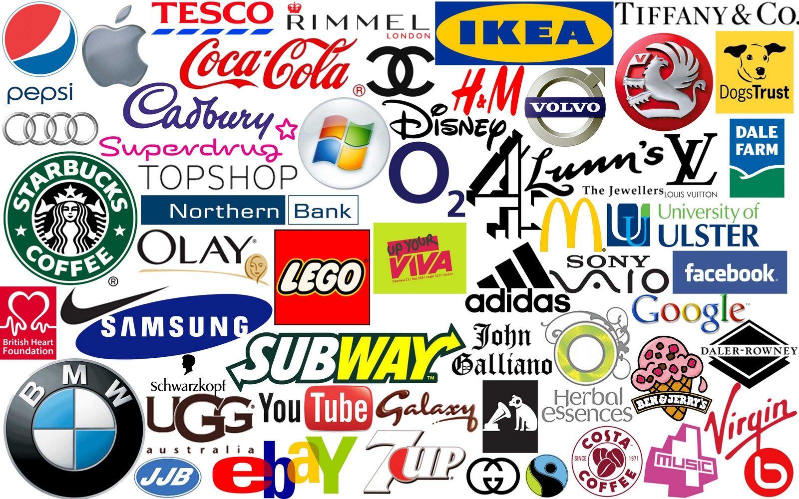 Most Well Known Company Logo - List of Synonyms and Antonyms of the Word: most famous company logos
