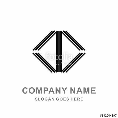 Black Triangle Company Logo - Company Black Triangle Building Architecture Logo Vector Lines ...