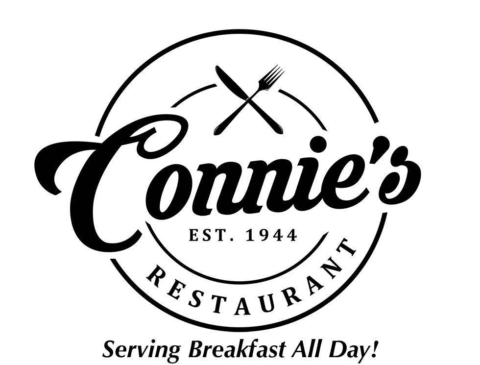 Restaurant Oval Logo - Connie's Family Restaurant – Since 1944