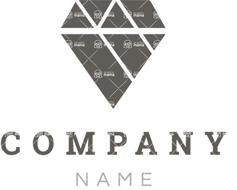 Black Triangle Company Logo - Vector Logo Collection for business / company. GraphicMama