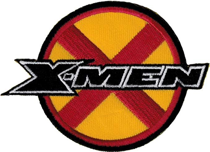X-Men X Logo - X Men Licensed Classic Logo Embroidered Iron On Movie