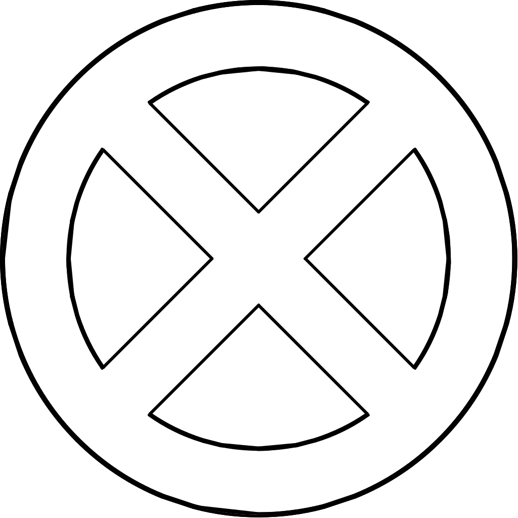 X-Men X Logo - File:X symbol from X-Men logo.svg - Wikimedia Commons