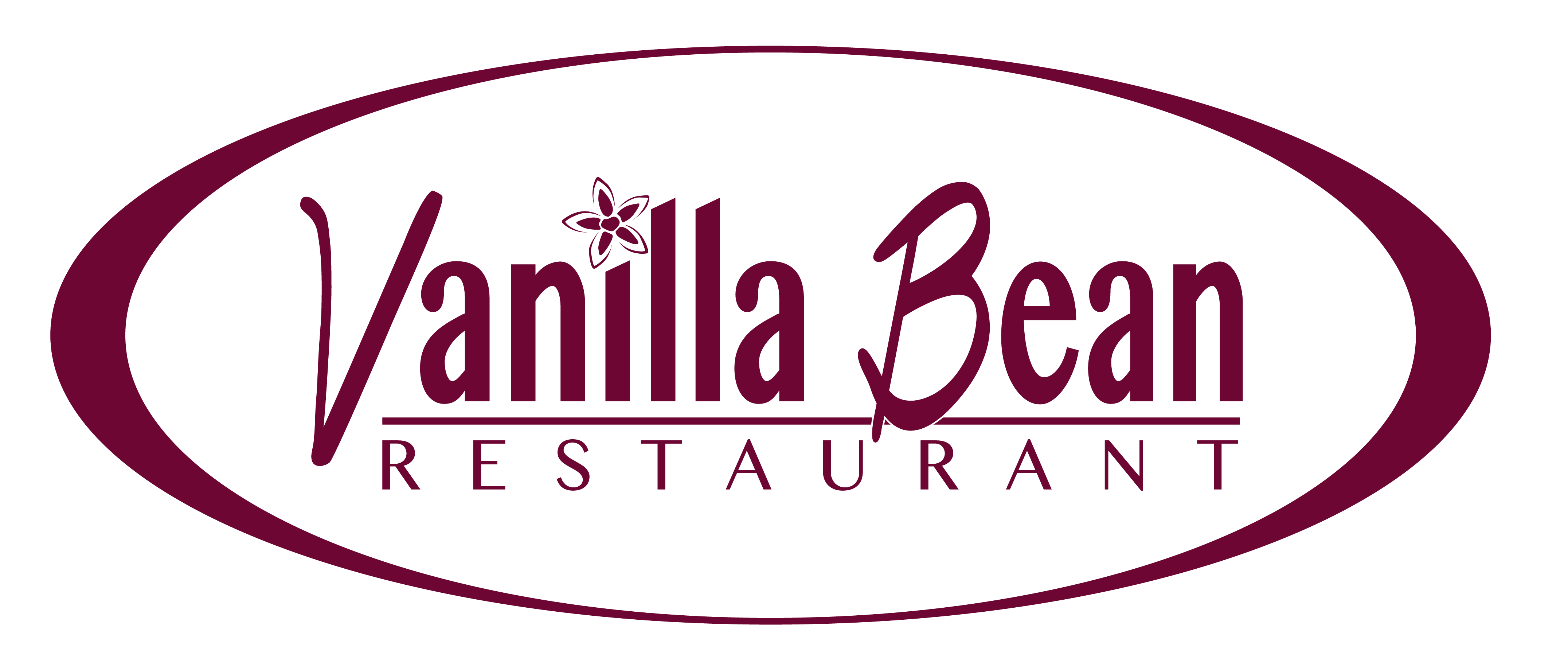 Restaurant Oval Logo - Vanilla Bean Restaurant - Duluth - Two Harbors - Coffee House