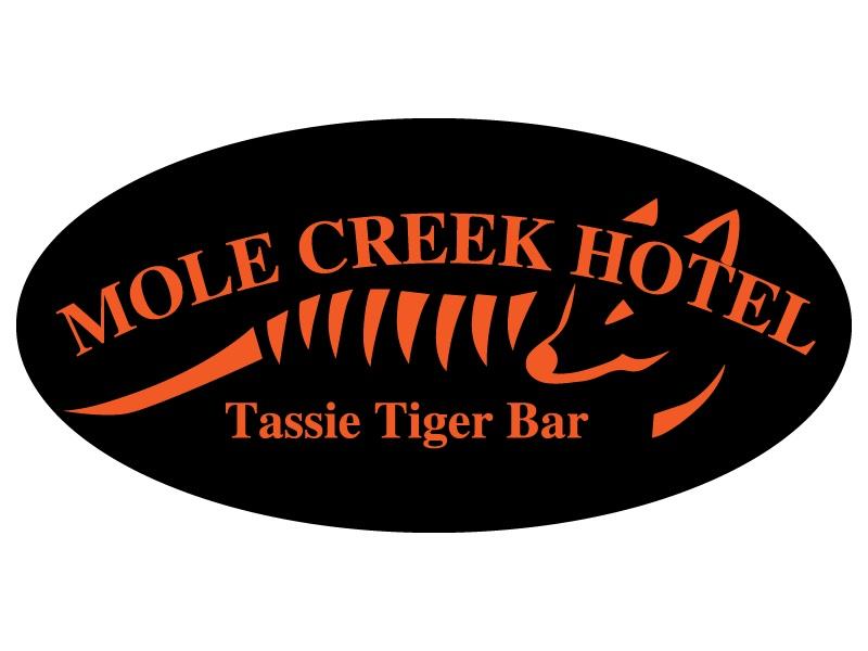 Restaurant Oval Logo - New oval logo - Mole Creek Hotel - Accommodation, Tassie Tiger Bar ...