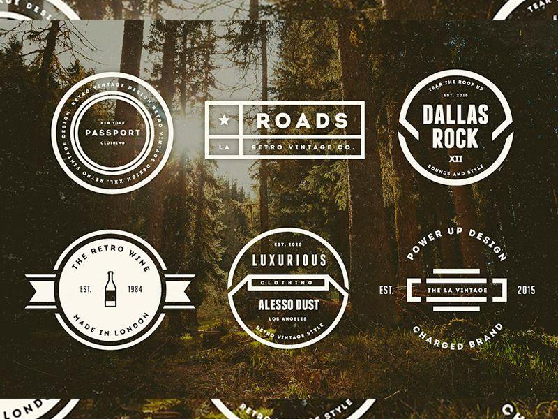 Vintage Retro Logo - Vintage Logo / Retro Badge by Design District | Dribbble | Dribbble