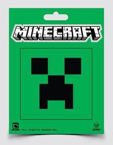 Minecraft Logo - Minecraft Logo & Green Creeper Face Sticker Decal 2-piece Official ...