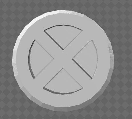 X-Men X Logo - X Men Logo 3D Print Model