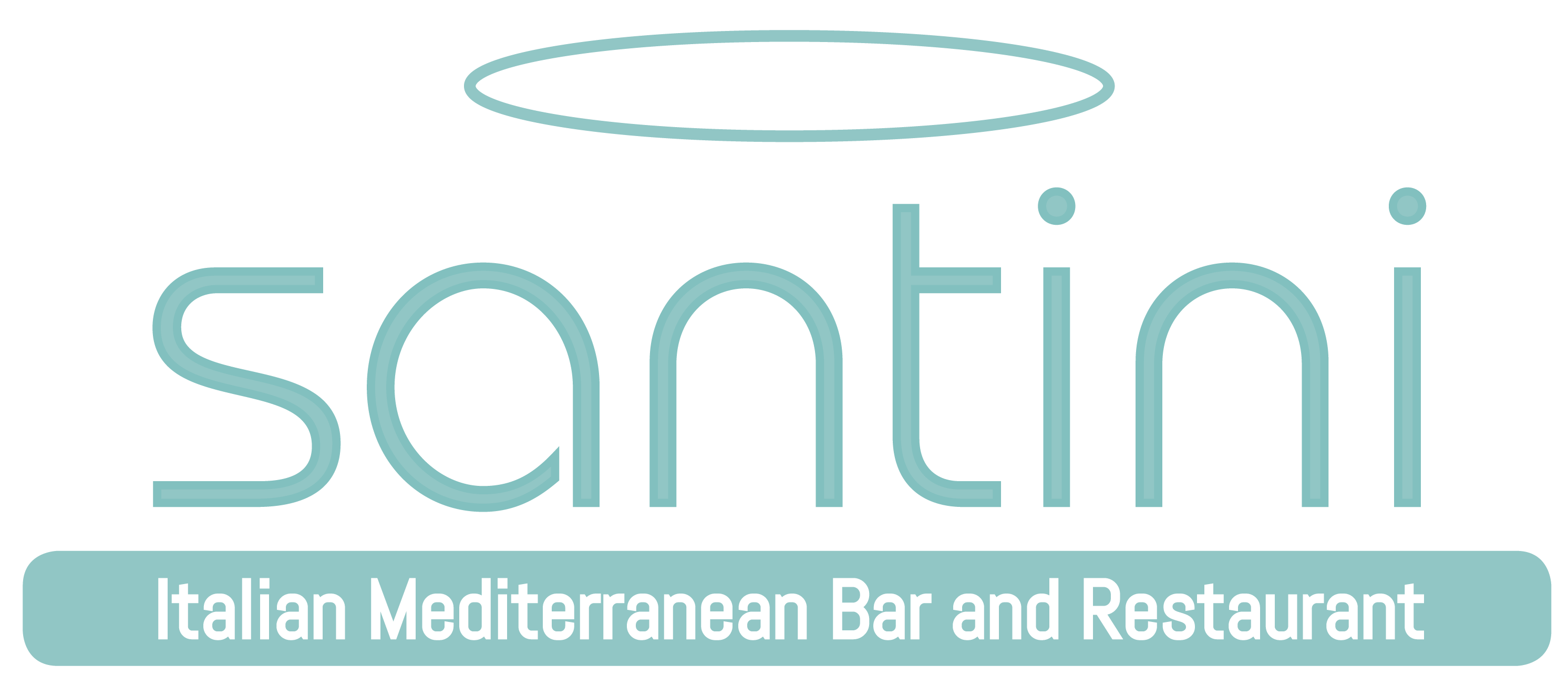 Restaurant Oval Logo - About Santini Italian Restaurant - Mediterranean Dining at its best!