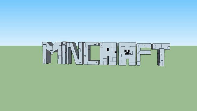 Minecraft Logo - Minecraft logo | 3D Warehouse