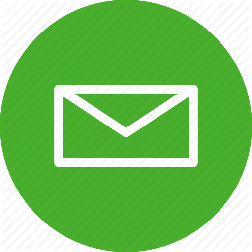 Email Circle Logo - Circle, email, green, letter, mail, message, messages icon
