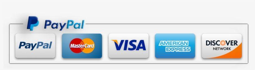Major Credit Card Logo - Paypal Acceptance Mark Credit Card Logos Png Transparent PNG
