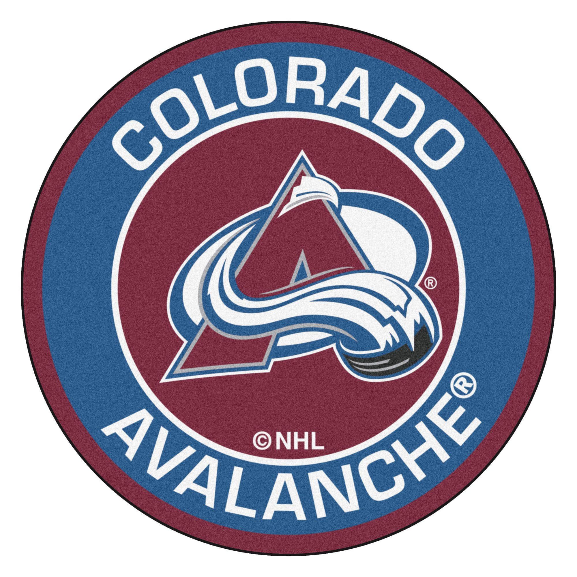 Colorado Avalanche Logo - Colorado Avalanche Logo Roundel Mat