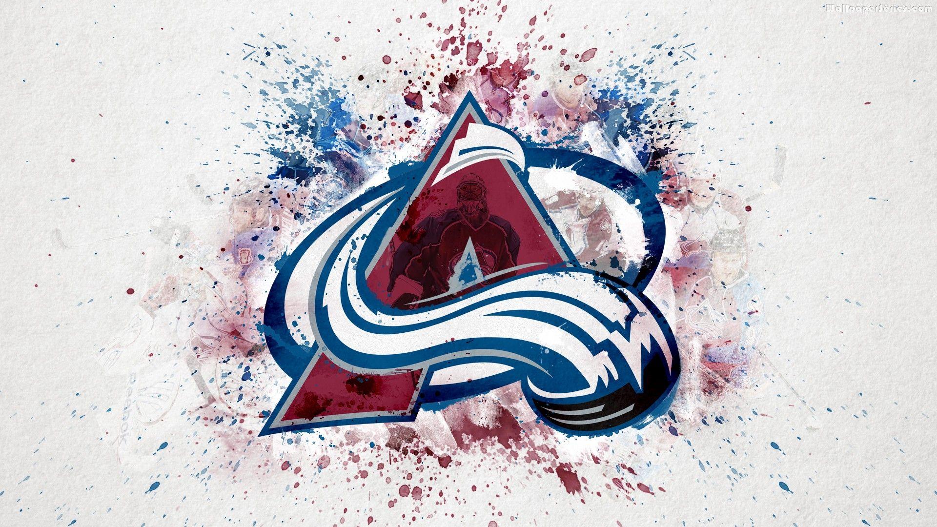 Avalance Logo - NHL Colorado Avalanche Logo White wallpaper 2018 in Hockey