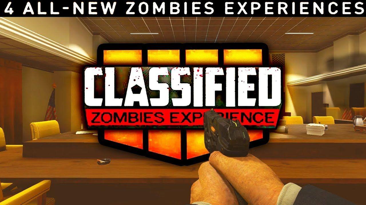 Classified Bo4 Logo - 4TH BO4 ZOMBIES FIVE REMASTERED CLASSIFIED MAP ANNOUNCED ALL