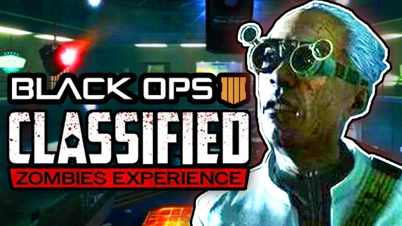 Classified Bo4 Logo - NEW BO4 ZOMBIES MAP: FIVE REMASTERED CLASSIFIED ZOMBIES MAP Black