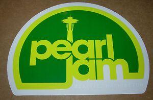 Seattle Pearl Jam Logo - PEARL JAM Die Cut Sticker SEATTLE LOGO New 3.5 X 4.5 inch frm