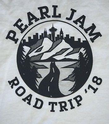 Seattle Pearl Jam Logo - PEARL JAM T shirt 2018 tour chicago boston seattle small road trip