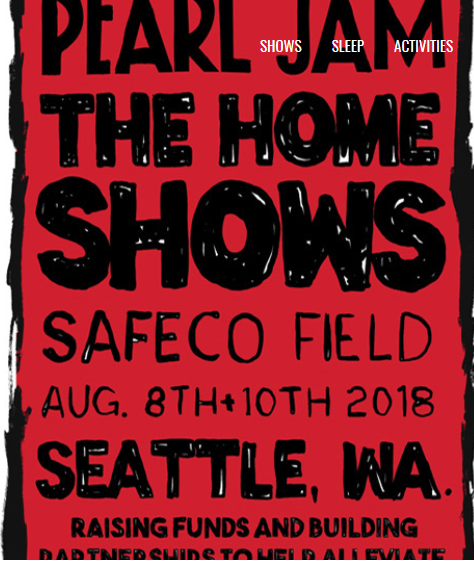 Seattle Pearl Jam Logo - Pearl Jam in Seattle, first time in 5 years | 100.3 The Q!