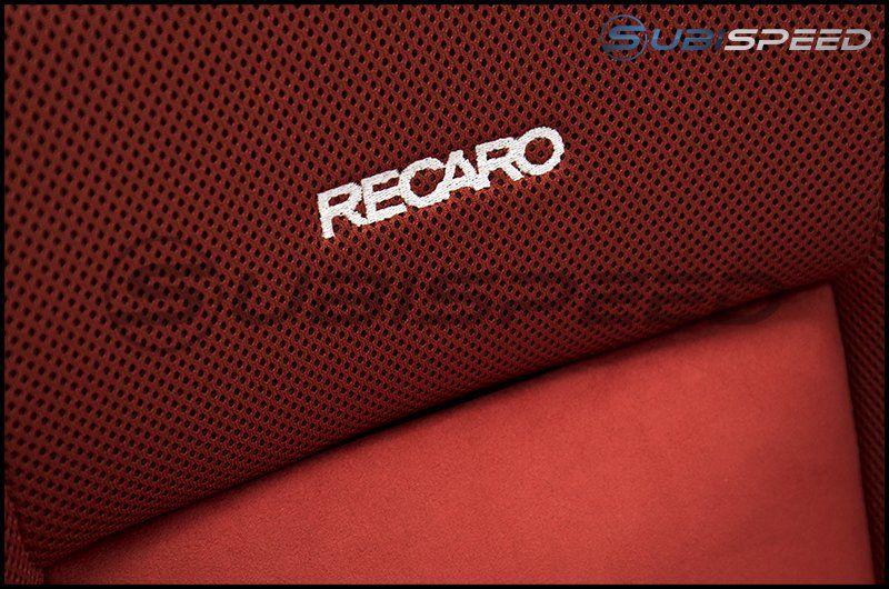 Red Silver Logo - Recaro Pole Position N.G. Suede Red, Jersey Red Silver Logo