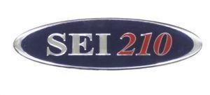 Red Silver Logo - Larson SEI 210 Decal Boat Blue Red Silver Logo Emblem