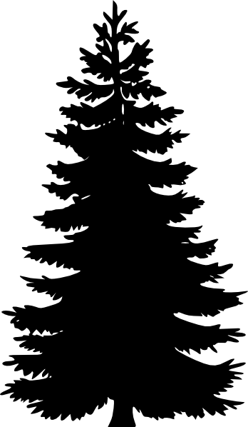 Black and White Pine Tree Logo - Pine Tree Black And White Clipart