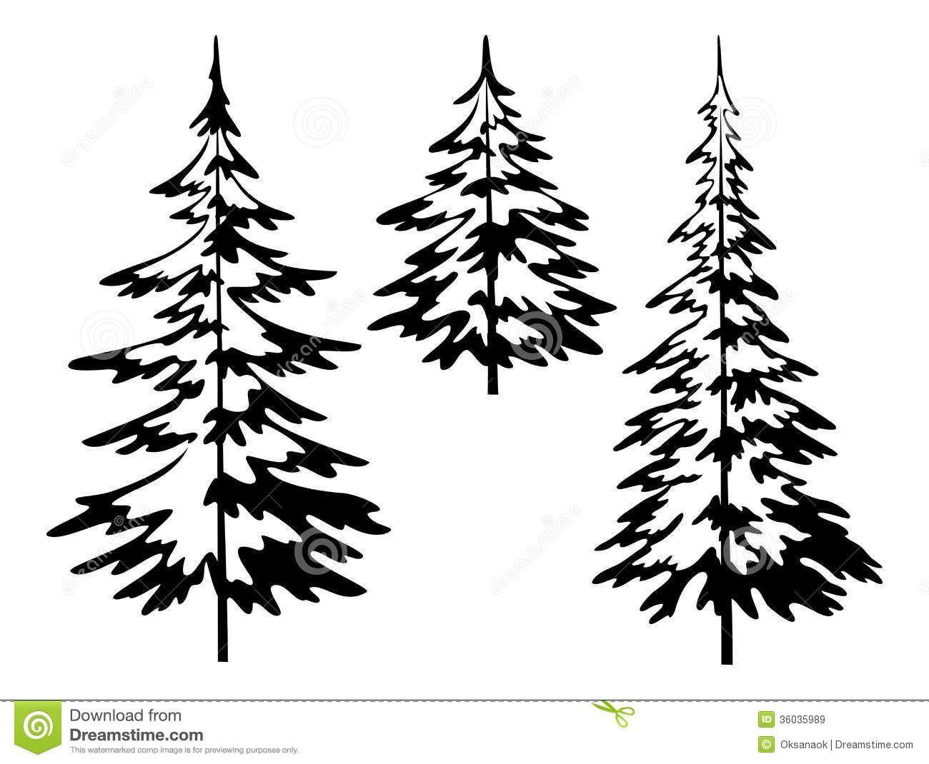 Black and White Pine Tree Logo - Black And White Pine Tree Outline Sketch Coloring Page | I'm gonna ...