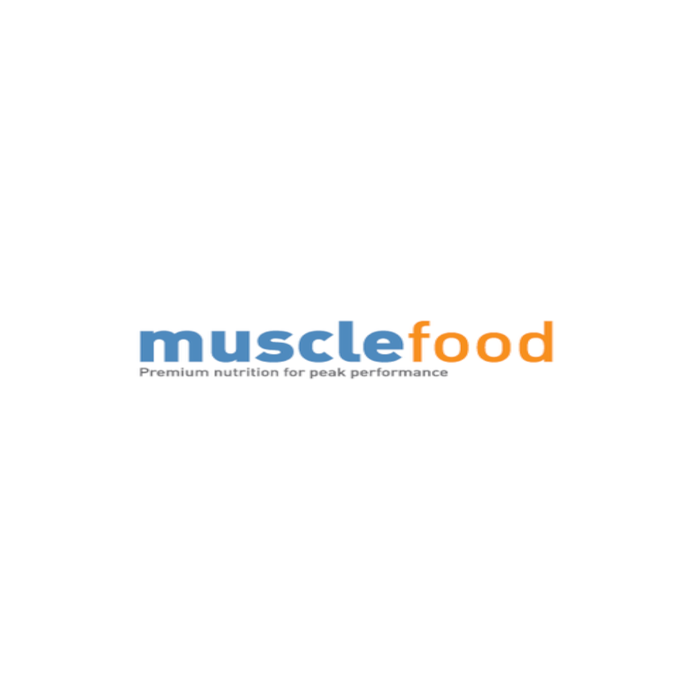 Orange and Blue Food Logo - Muscle Food offers, Muscle Food deals and Muscle Food discounts