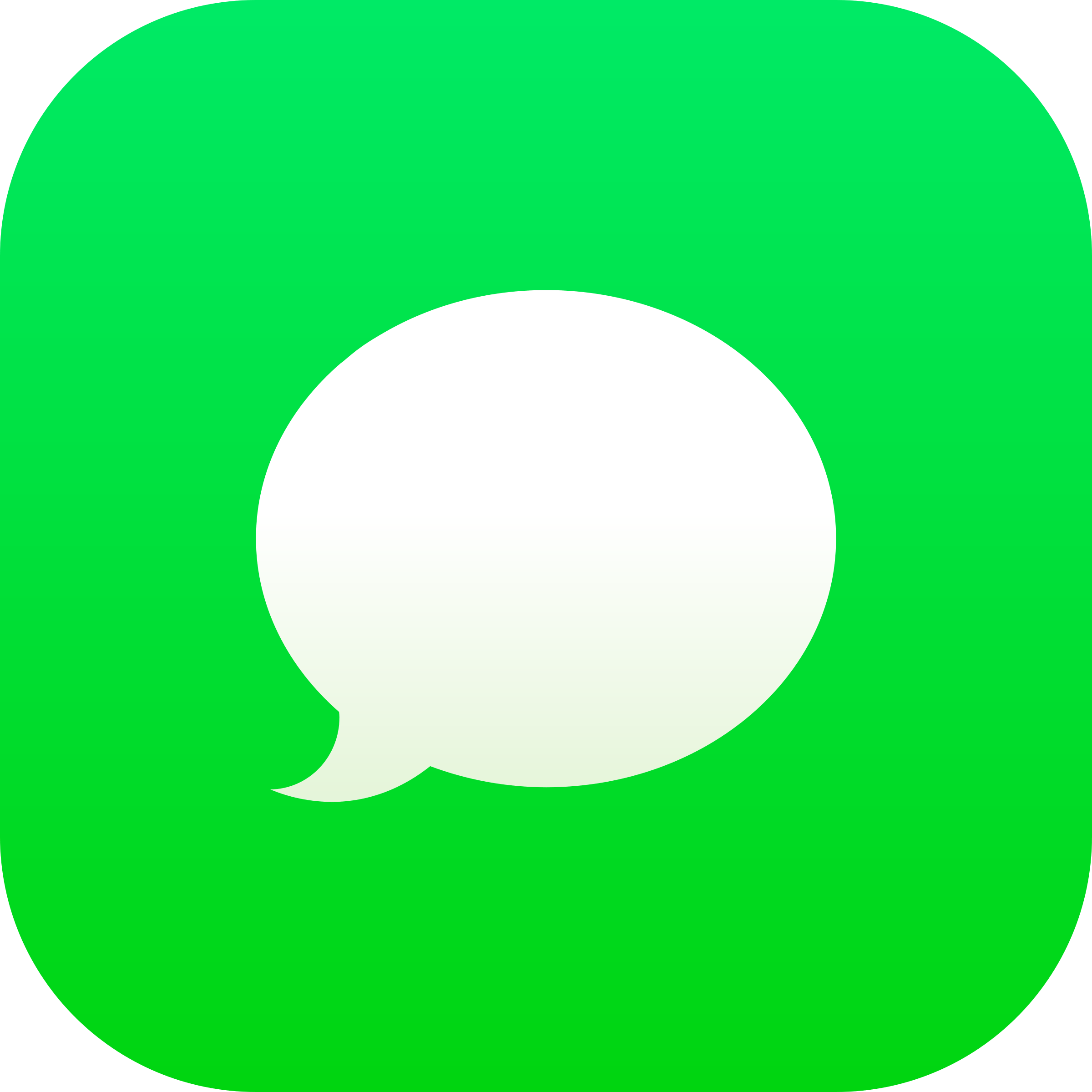 Green Messaging Logo - Messages iOS Logo PNG Transparent & SVG Vector