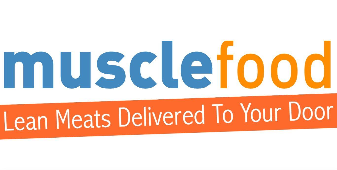 Orange and Blue Food Logo - Muscle Food review