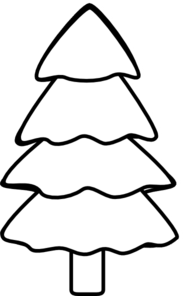 Black and White Pine Tree Logo - Fir Tree Black And White Clipart