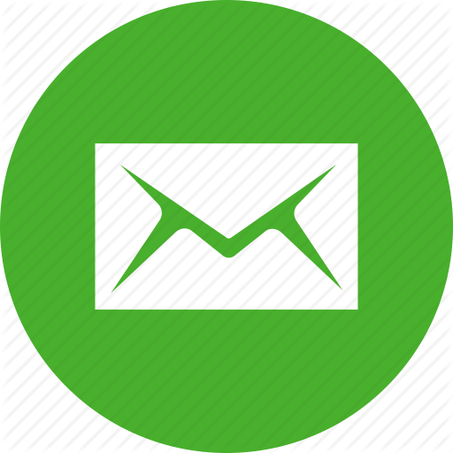 Green Messaging Logo - Circle, email, green, letter, mail, message, messages icon