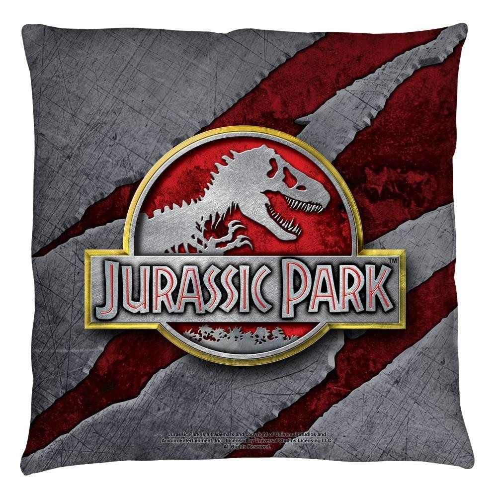 Red White Slash Logo - Jurassic Park Slash Logo Throw