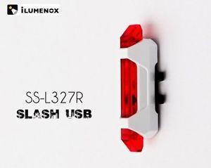 Red White Slash Logo - iLUMENOX SS - L327R SLASH USB Rechargeable Light (Red Light) - white ...