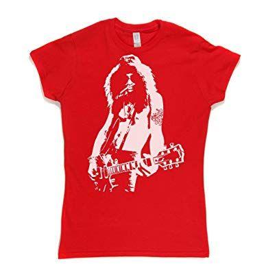Red White Slash Logo - Slash Electric Womens Fitted T Shirt (red White Large): Amazon.co.uk
