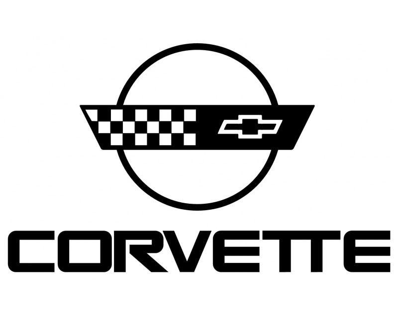 C4 Corvette Logo - Corvette C4 Emblem Logo Vinyl Decal 5