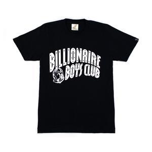 Billionaire Boys Club Logo - CLASSIC CURVE LOGO TEE BLK/WHT – Billionaire Boys Club