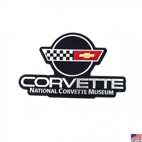 C4 Corvette Logo - C4 Corvette Emblem Rubber Magnet | The Corvette Store