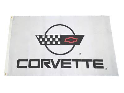 C4 Corvette Logo - Flag - Nylon- C4 Corvette Logo | Corvette Central