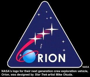 NASA Orion Logo - NASA officially debuts Project Orion logo | collectSPACE - Clip Art ...