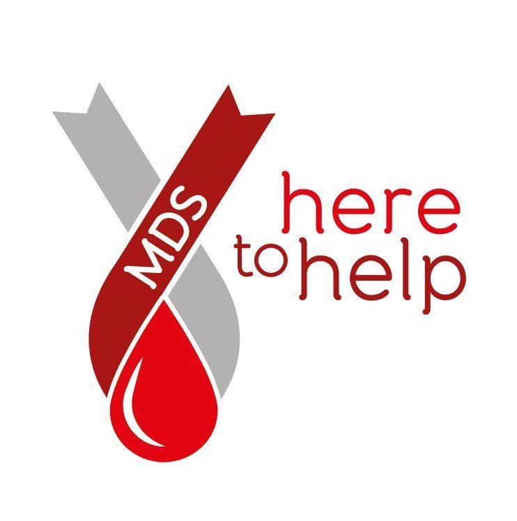 Red Help Logo - Here-to-Help-logo - MDS UK Patient Support Group