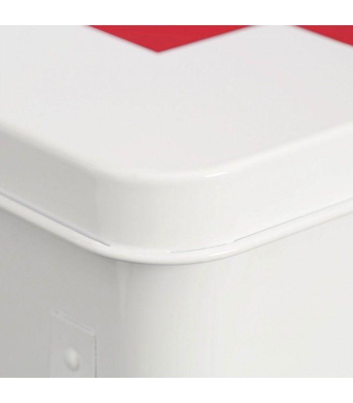 Red Cross in a Box with a White Logo - White and Red Cross Pharmacy Box