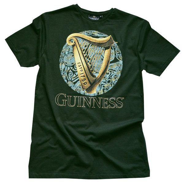 Golden Harp Logo - Guinness Golden Harp T-Shirt | Guinness T-Shirt | Irish Central Shop