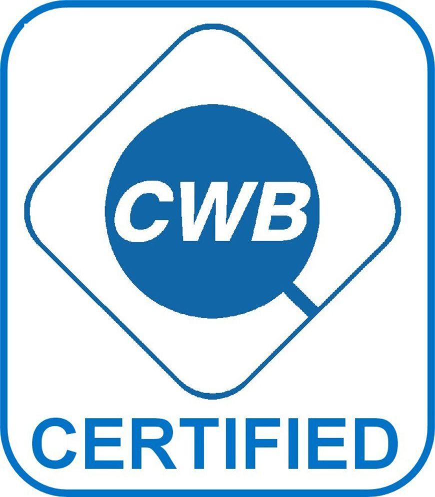 CWB Logo - Secor and Cwb Certification. Canmore Welding Company
