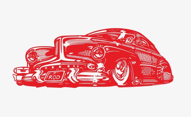 Old Red Cars Logo - Red Car, Vector, Old Cars, Vintage PNG and Vector for Free Download